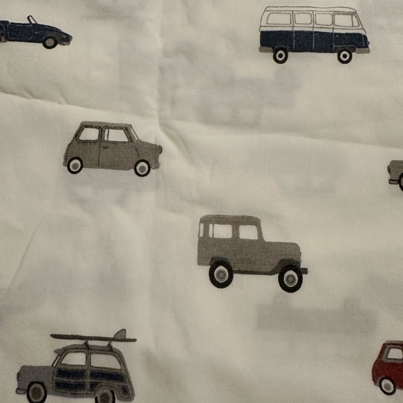 Restoration Hardware Sheet Set ROAD TRIP Full Double Percale Baby and Child - Picture 4 of 5